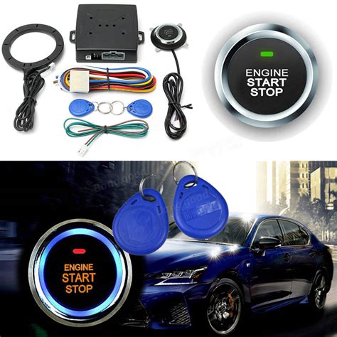 rfid push button start system|aftermarket push to start kit.